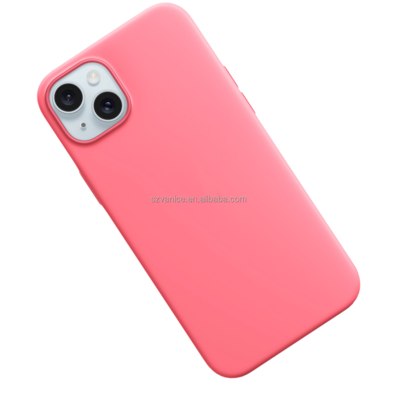iPhone Case Manufacturer - Liquid Silicone Cover with Animation for iPhone 15 Pro Max 14