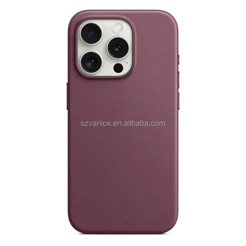 iPhone Case Manufacturer - FineWoven Fabric Magnetic Case for iPhone 15 Pro Plus Pro Max