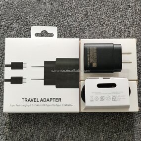 Travel Charger Kit Manufacturer - US Plug 25W Fast Charger with Type C Cable for Samsung Note 10 S20