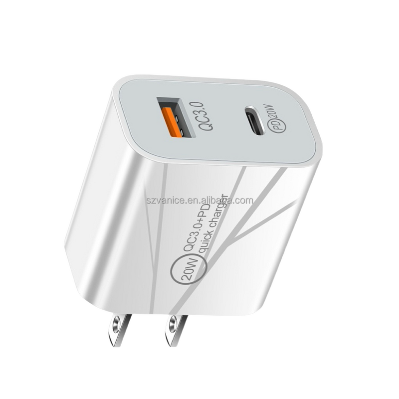 Wall Charger Kit Manufacturer - OEM 20W USB C PD Charger with Cable for iPhone