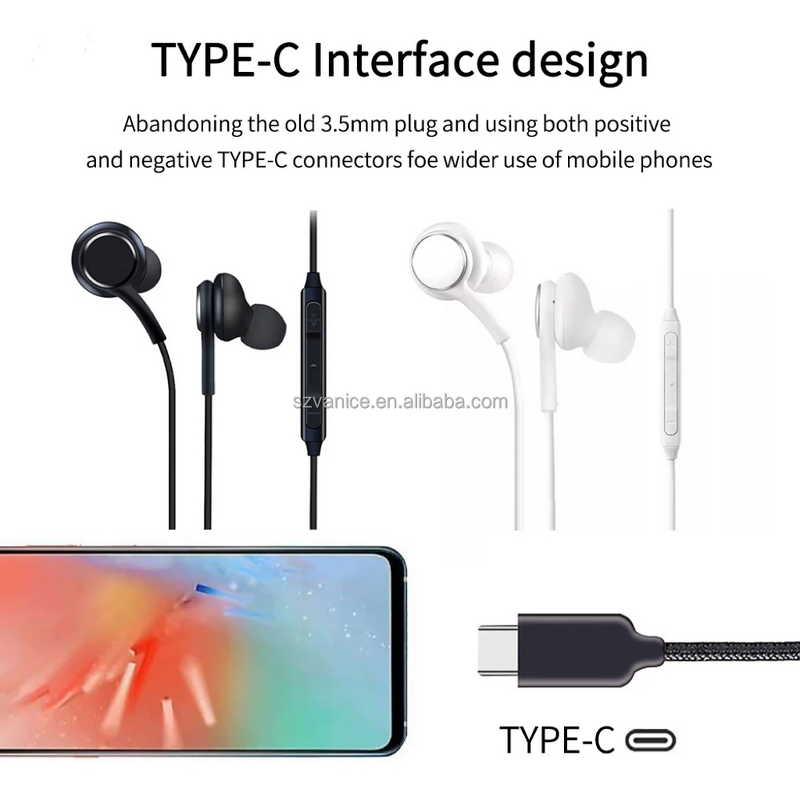 USB C Earphone Manufacturer - with Microphone
