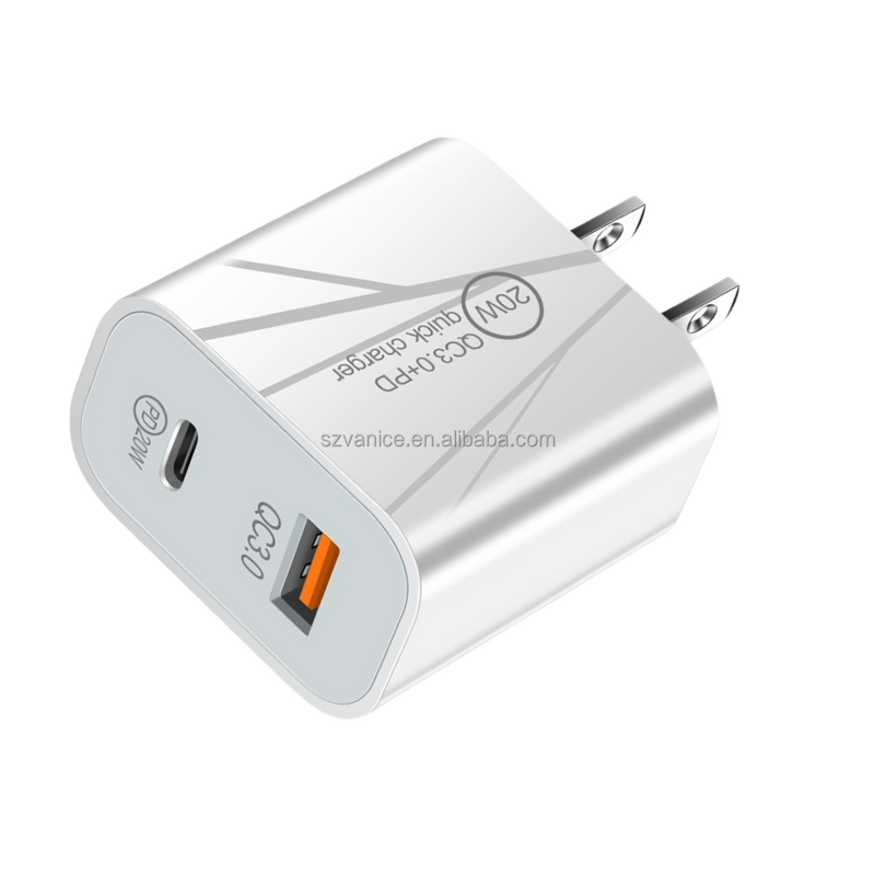 Wall Charger Kit Manufacturer - OEM 20W USB C PD Charger with Cable for iPhone