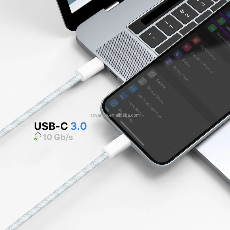USB C Cable Manufacturer - 60W Braided USB-C to USB-C Fast Charging Cable