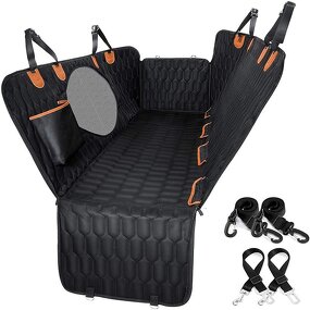 Dog Car Seat Cover Manufacturer - Hot Sale Waterproof for Cars Trucks SUV Cushion Mat with Mesh Window