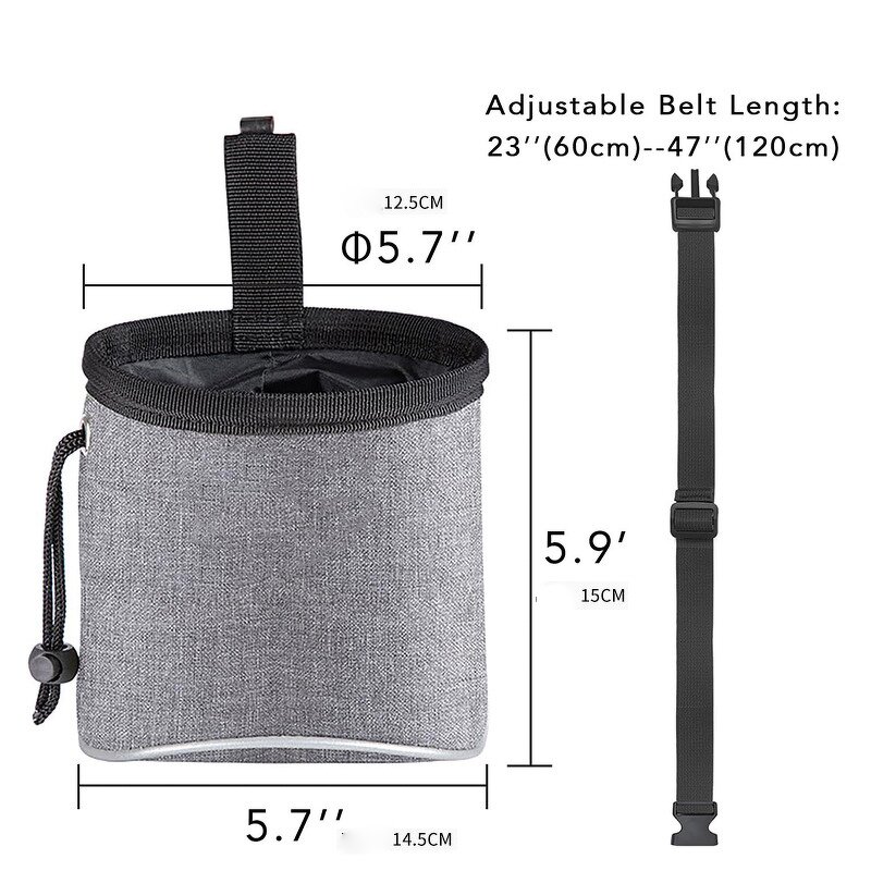 Dog Treat Pouch Manufacturer - Fashionable Waterproof Oxford Nylon Outdoor Training Bag