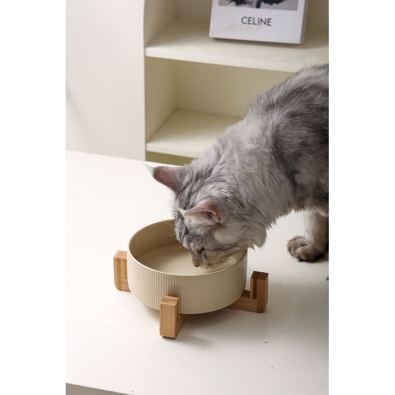 Pet Feeder Bowl Manufacturer - Large Capacity Thick Stable Multi-Colors Ceramic Customizable Logo