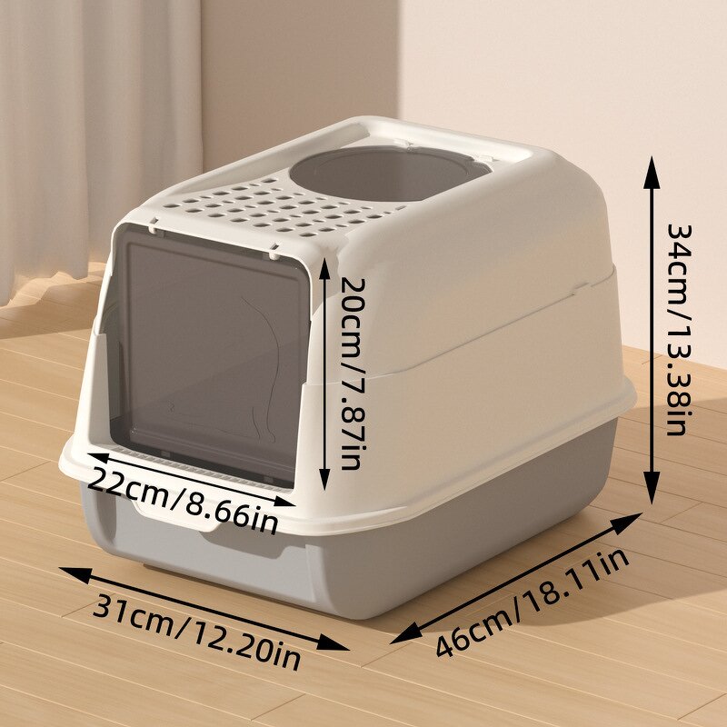 Cat Litter Box Manufacturer - New Large Fully Enclosed Deodorizing Detachable Top-out Cat Toilet