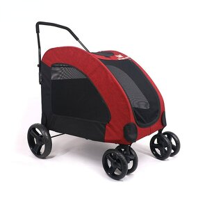 Pet Carts Trolley Manufacturer - Custom Hot Selling Large Medium Folding Stroller Carrier for Cats Disabled Dogs