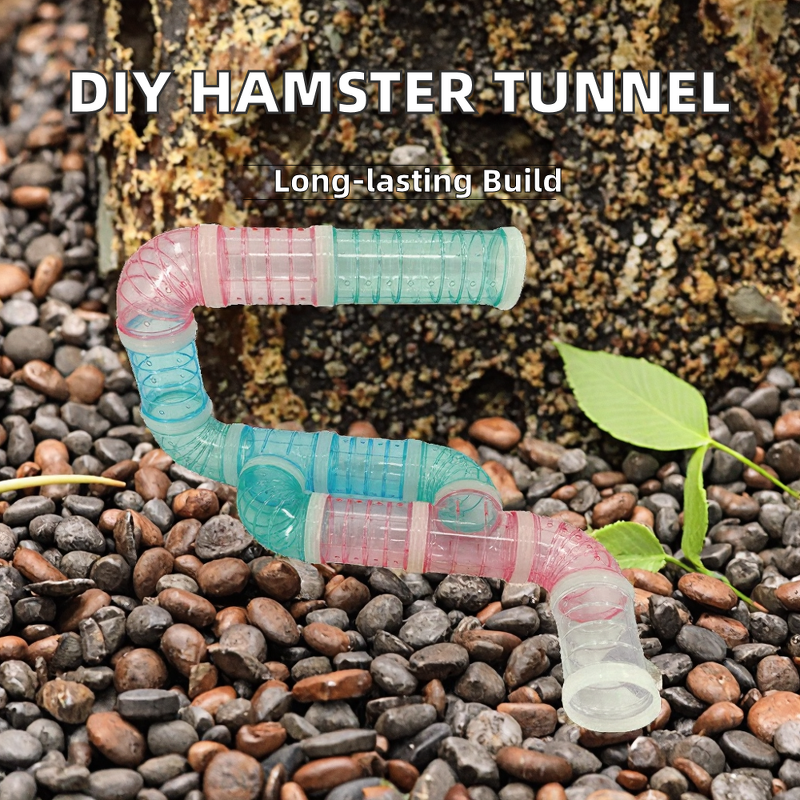 Hamster Toys Manufacturer - Luxury DIY External Tunnel Pipeline Plastic Training Playing Accessories for Cage