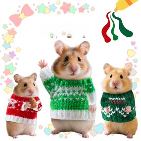 Hamster Sweater Manufacturer - Luxury Knitted Cotton for Christmas