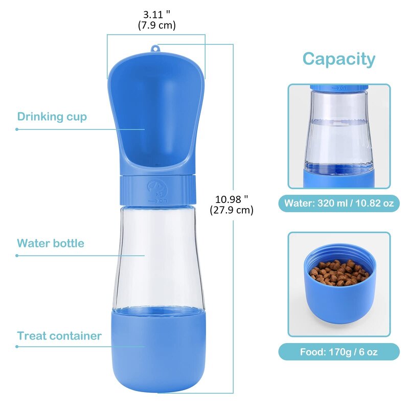 Dog Water Bottle Manufacturer - Outdoor Travel with Lock Plastic Leak-proof Retractable Filterable