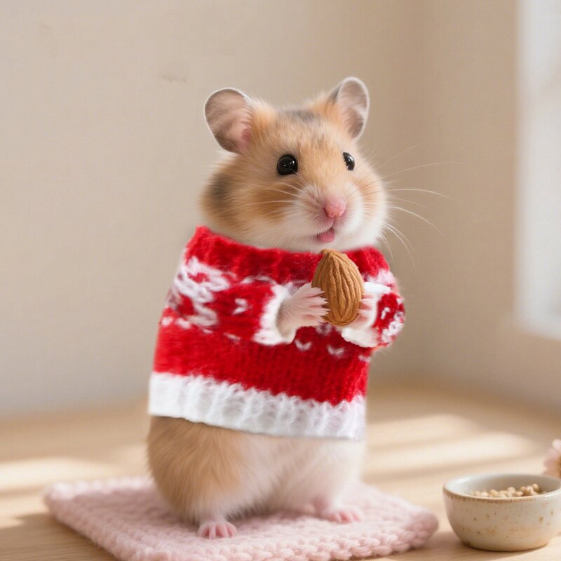 Hamster Sweater Manufacturer - Luxury Knitted Cotton for Christmas