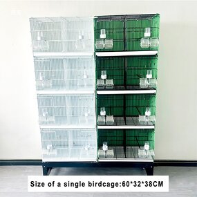 Parrot Cage Manufacturer - Heavy Duty Large Stackable Metal for Breeding with Removable Trays