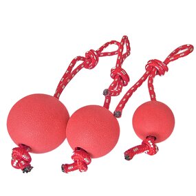 Dog Toy Ball Manufacturer - Rubber with Rope for Training Playing Chewing Solid Tooth Cleaning