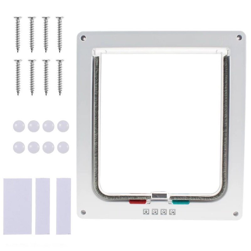 Pet Gate Door Manufacturer - PVC Plastic Cat Flap Door for Small Kitten Dog Puppy Supplies