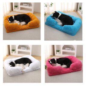 Pet Bed Manufacturer - Polyester Plush High Quality Sofa Product Bed for Dog Cat