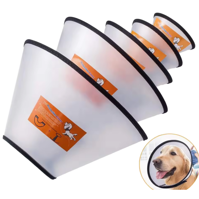 Elizabeth Collar Manufacturer - Adjustable Plastic Protective Neck Collar for Pet Recovery After Surgery