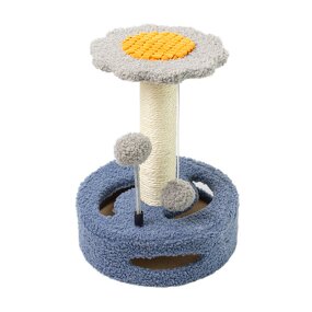 Cat Climbing Frame Manufacturer - Cute Creative Sun Flower Design Scratching Board Small Cat Tree
