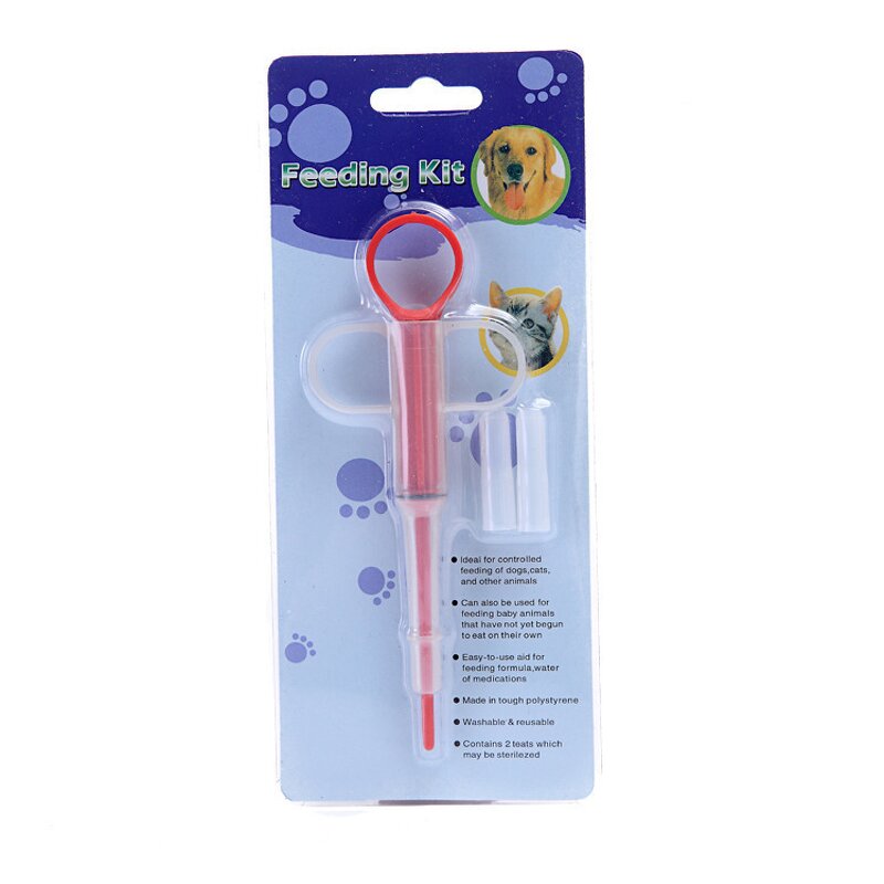 Pet Feeding Kit Manufacturer - Veterinary Instrument Small Animal Dog Cat Feeder Medicine Injector Pill Dispenser