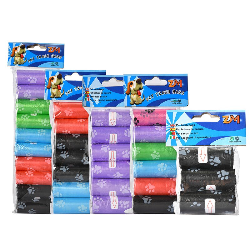 Dog Waste Bags Manufacturer - Hot Selling Custom Logo Printed Biodegradable Eco-Friendly Poop Bags