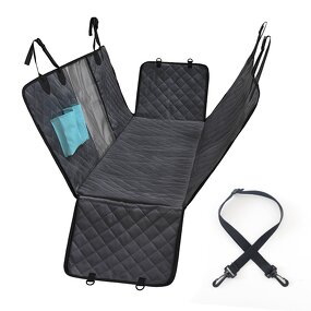 Dog Car Seat Cover Manufacturer - Waterproof Non-Slip Anti-Scratch for Back Seat with Mesh Window Storage Pockets