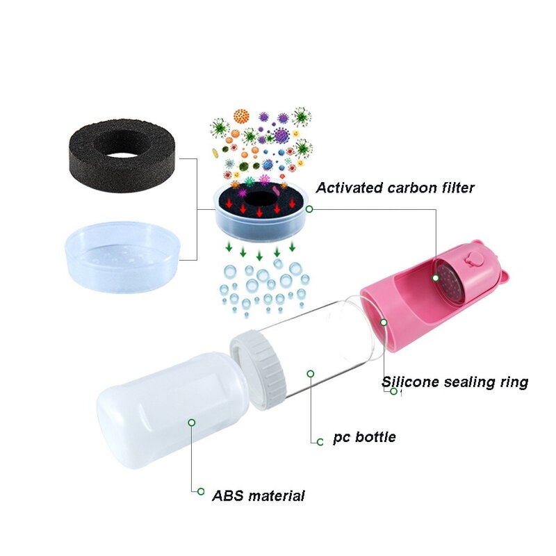 Dog Water Cup Manufacturer - Food Storage Water Bottle Foldable 220ML Portable Outdoor Travel