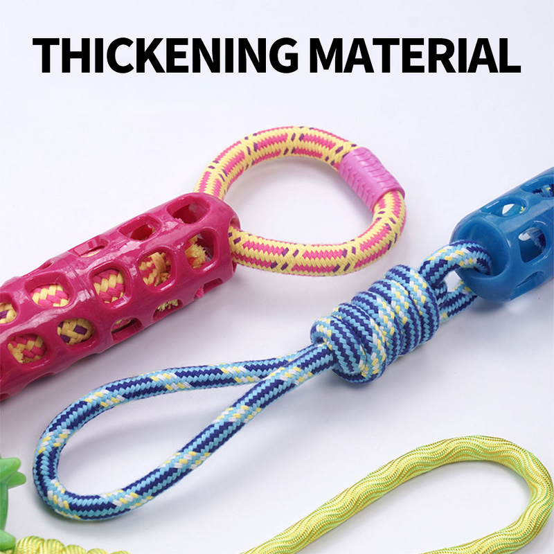 Dog Rope Toy Manufacturer - TPR Teething Tug-of-war Interactive Squeak Chew Toy