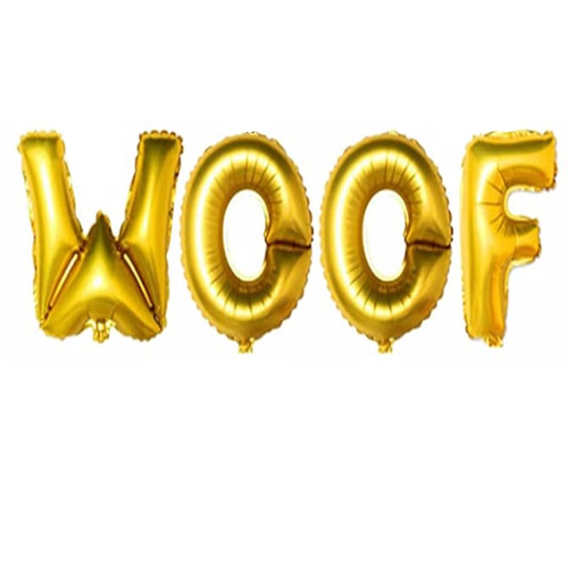 Dog Birthday Decorations Manufacturer - Cute Pink Blue Woof Balloon Banner Hats Saliva Towels Cake Bow Tie Sets