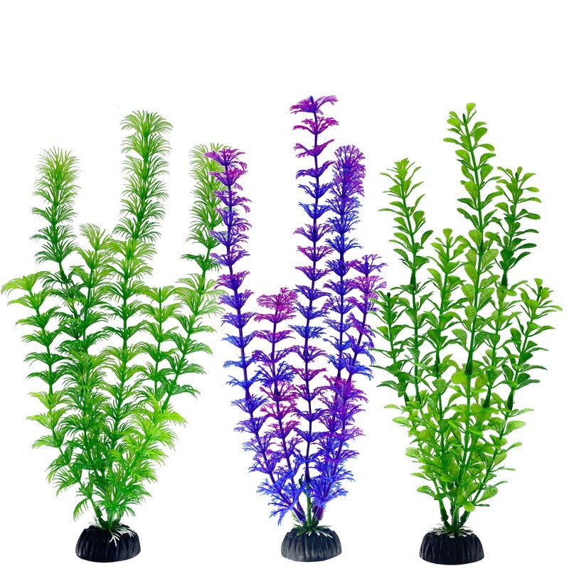 Aquarium Decoration Manufacturer - Hot Selling Plastic Simulation Grass Fish Tank with Seaweed Decoration