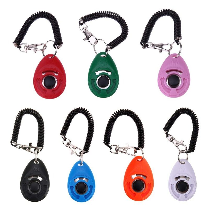 Dog Training Clicker Manufacturer - Round Multi-Colors Sound Stop Barking Training Whistle Durable Plastic