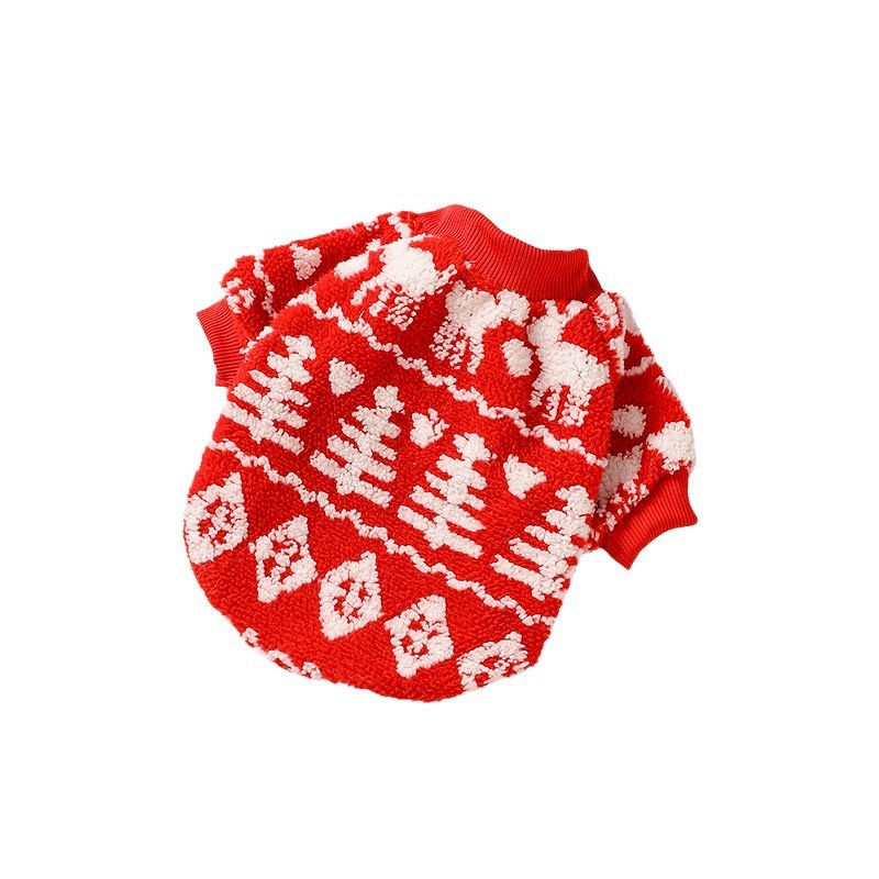 Dog Christmas Sweater Manufacturer - Red Green Pet Clothes