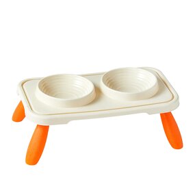 Pet Feeder Bowl Manufacturer - Customizes Logo Integrated Dog Double Bowls Cat Bowls