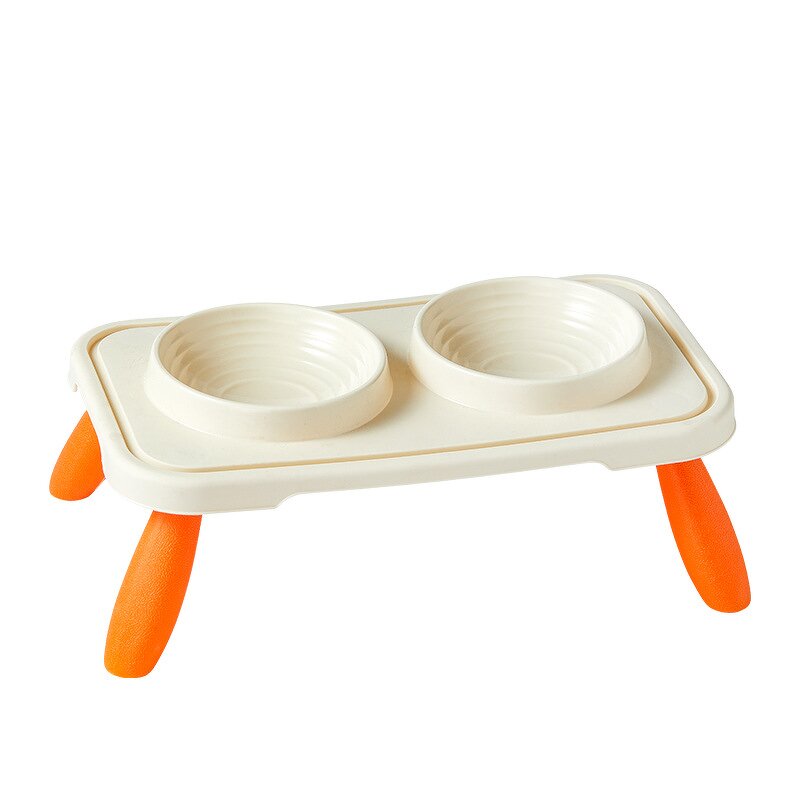 Pet Feeder Bowl Manufacturer - Customizes Logo Integrated Dog Double Bowls Cat Bowls