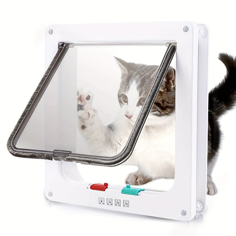 Pet Gate Door Manufacturer - PVC Plastic Cat Flap Door for Small Kitten Dog Puppy Supplies