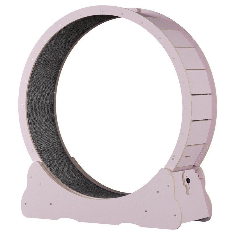 Cat Treadmill Manufacturer - Wooden Circle Track Climbing Frame Interactive Pet Tread Exercise Running Wheel