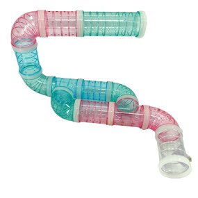 Hamster Toys Manufacturer - Luxury DIY External Tunnel Pipeline Plastic Training Playing Accessories for Cage