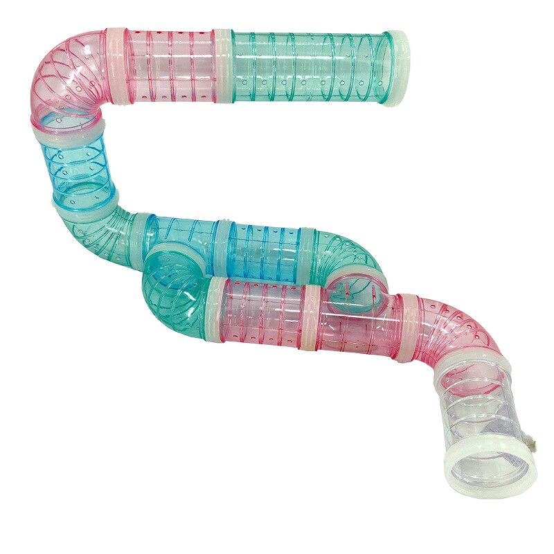 Hamster Toys Manufacturer - Luxury DIY External Tunnel Pipeline Plastic Training Playing Accessories for Cage