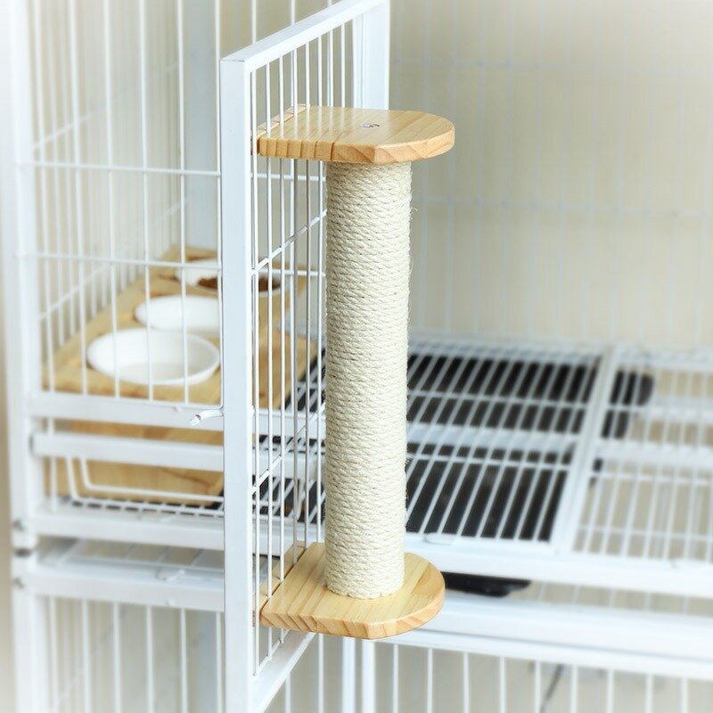 Cat Scratching Post Manufacturer - High Quality Vertical Scratch Column Wall Mounted Sisal Climbing Frame Toy