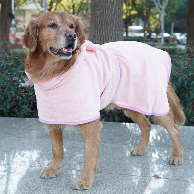Dog Bath Robe Manufacturer - Coral Fleece Microfiber Drying Towel