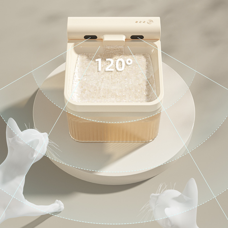 Pet Water Dispenser Manufacturer - Wireless Smart Auto Sensor Automatic Drink Fountain for Cat Dog