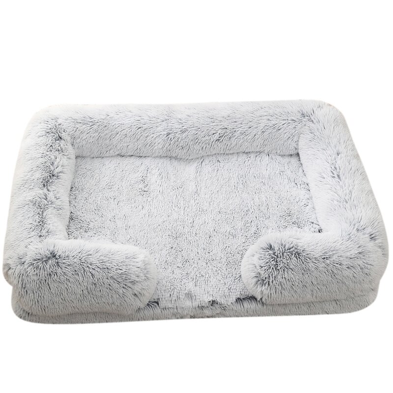 Orthopedic Dog Bed Manufacturer - Rectangle Faux Fur Pet Cushion with Removable Washable Cover