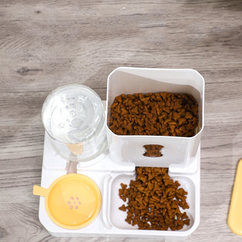 Automatic Pet Feeder Manufacturer - Large Capacity Dry Wet Separation Smart Feeder Water Dispenser with Bowl