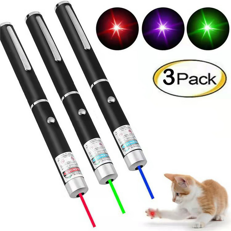 Cat Toy Manufacturer - 2-in-1 Red Laser Pointer Pen and White LED Light Funny Stick for Children
