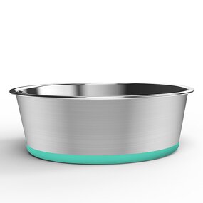 Dog Bowl Manufacturer - Cheap Anti-Slip Stainless Steel with Eco-Friendly Rubber Base Durable