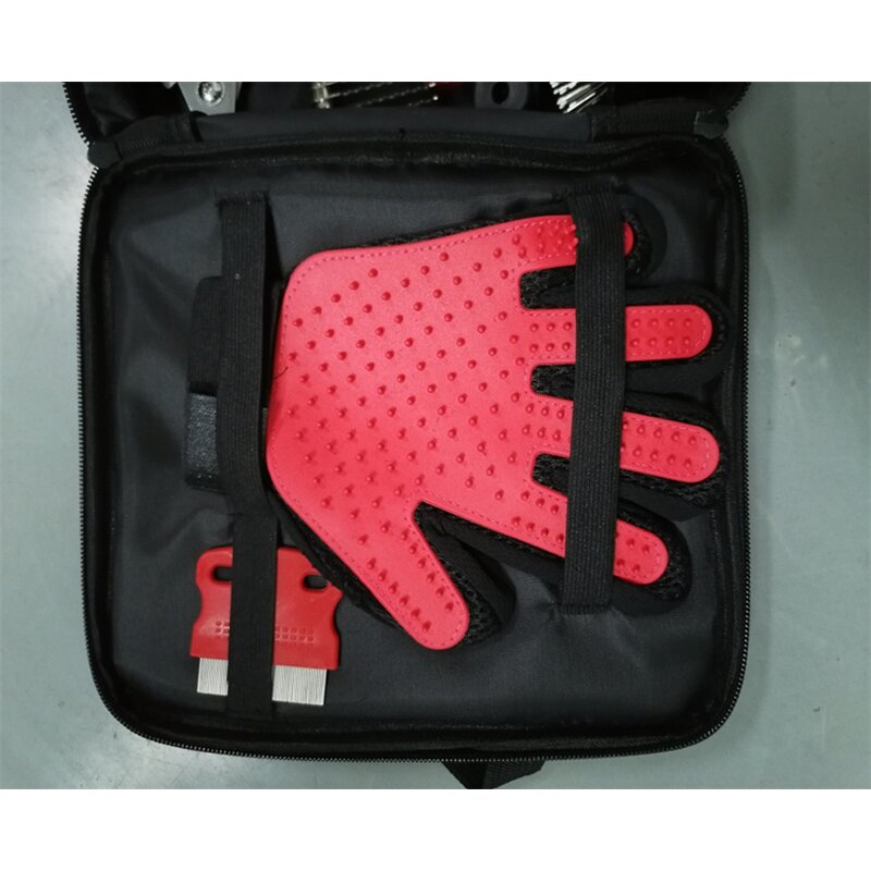 Pet Grooming Tools Set Manufacturer - Combs and Nail Scissors Brush Cleaning Products Manicure Set