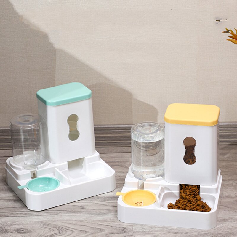 Automatic Pet Feeder Manufacturer - Large Capacity Dry Wet Separation Smart Feeder Water Dispenser with Bowl