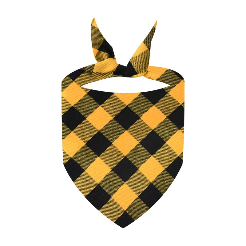 Dog Bandana Manufacturer - Sublimation Triangle Plaid Scarf