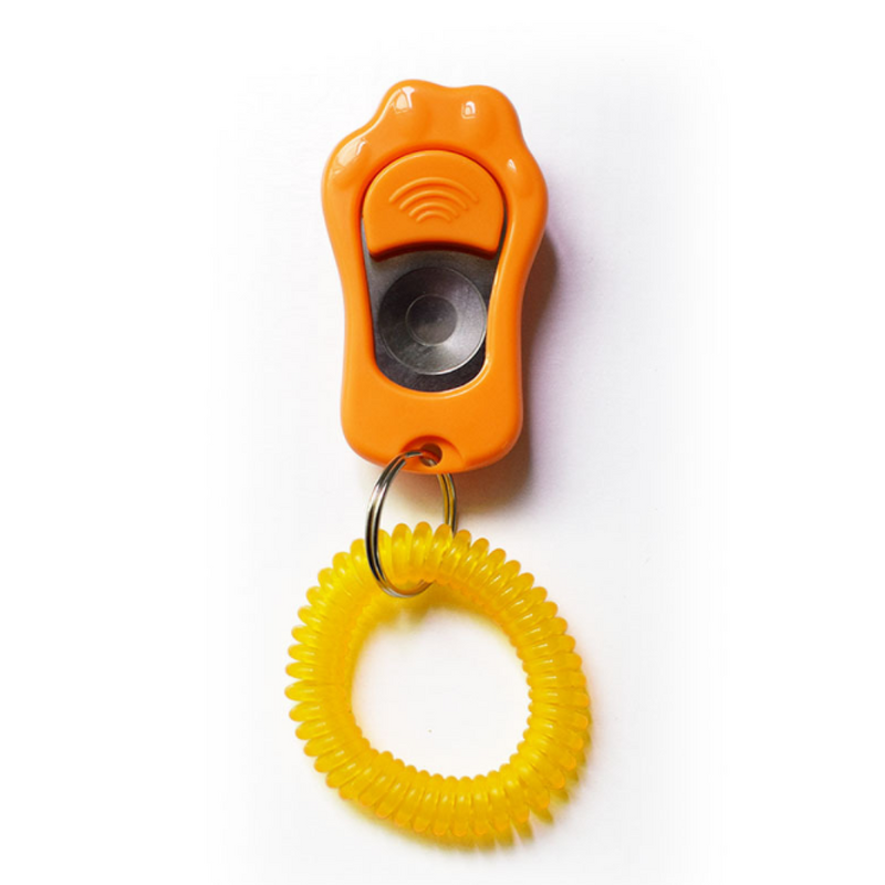 Pet Training Clicker Manufacturer - Paw Print Sound Trainer Three-Speed Adjustable Interactive Dog Clicker Toy