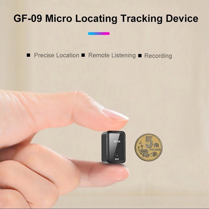 GPS Tracker Manufacturer - China GF09 Mini Car Tracker Microchip Real Time Tracking Magnetic Pet Locator