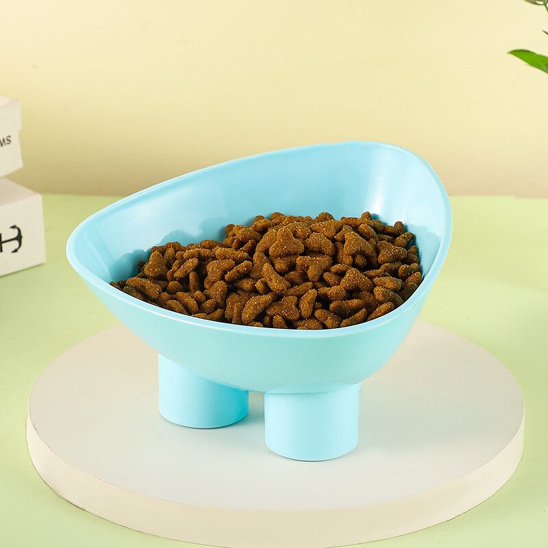 Pet Bowl Manufacturer - Macaron 15° Protective Neck Anti-Knock Over Cat Food Bowl